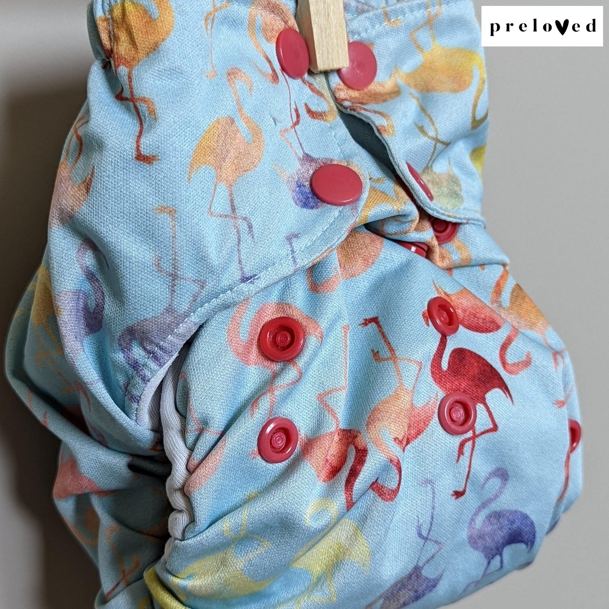 Smart Bottoms Organic AIO-All In One Nappy-Smart Bottoms-Birds-The Nappy Market