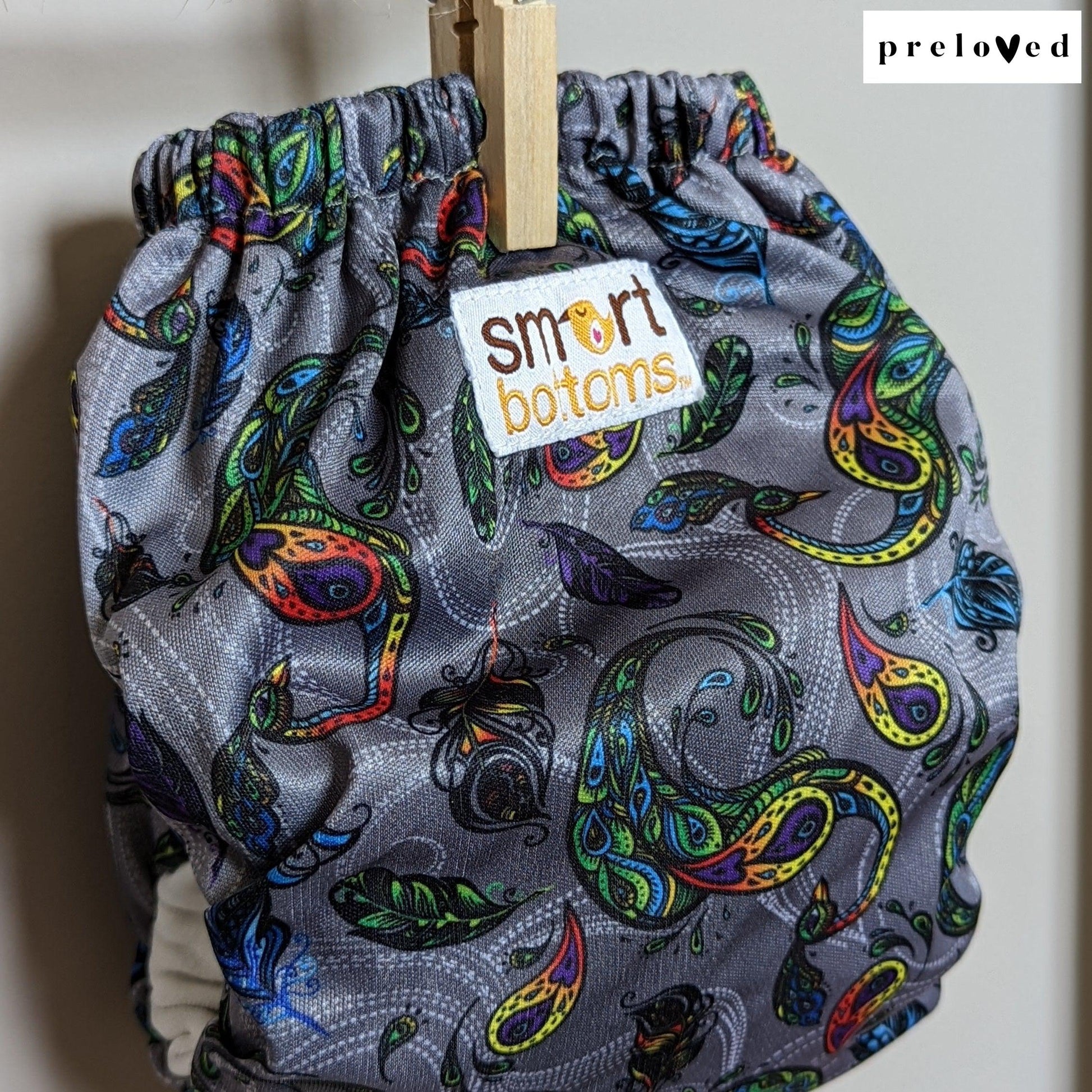 Smart Bottoms Organic AIO-All In One Nappy-Smart Bottoms-Birds-The Nappy Market