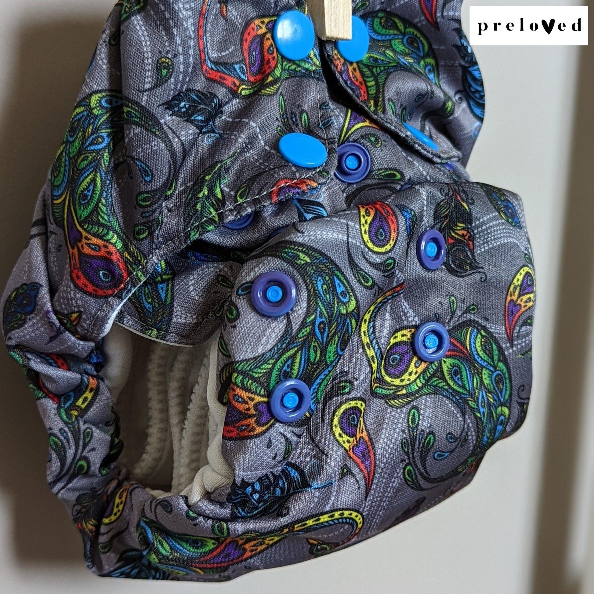 Smart Bottoms Organic AIO-All In One Nappy-Smart Bottoms-Birds-The Nappy Market
