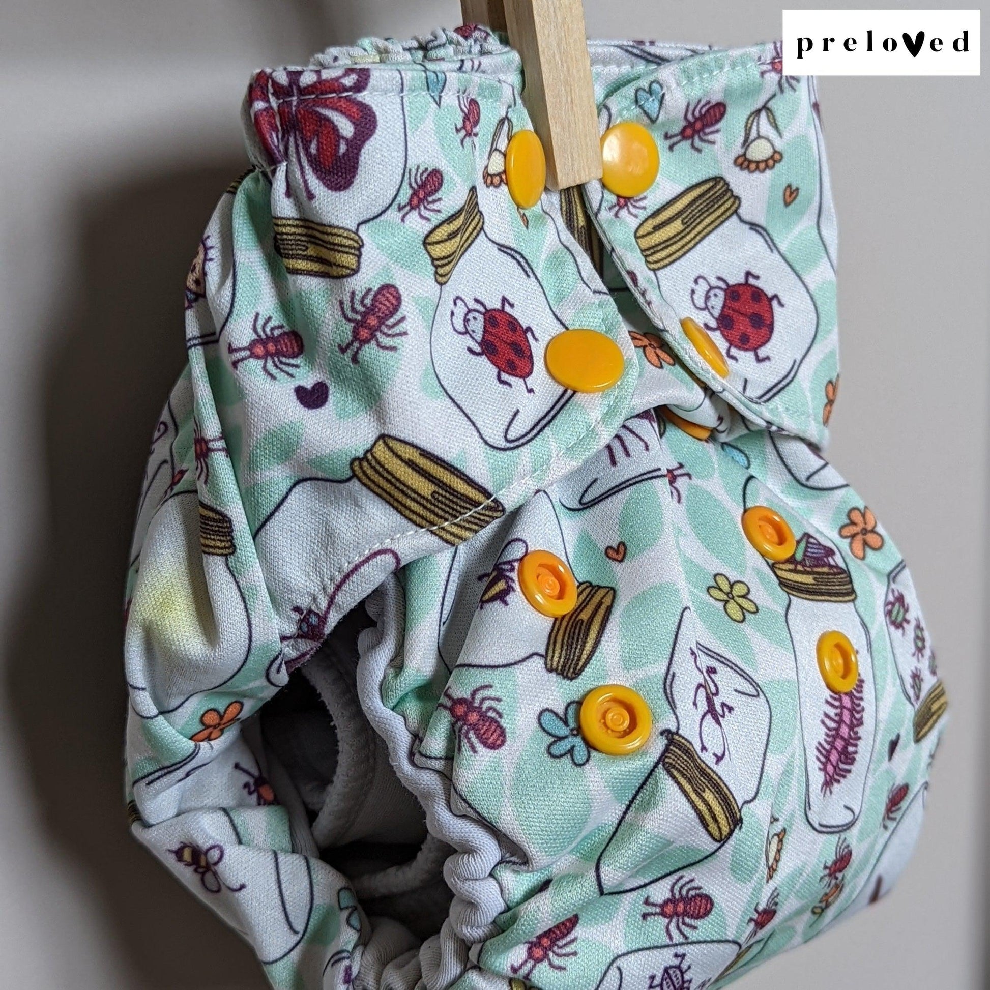 Smart Bottoms Organic AIO-All In One Nappy-Smart Bottoms-Birds-The Nappy Market