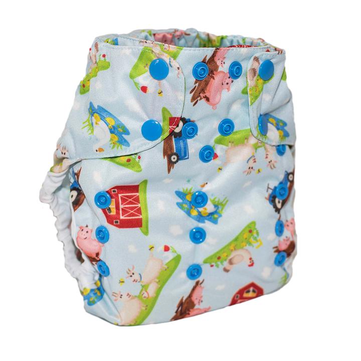 Smart Bottoms Too Smart Cover 2.0-Wrap-Smart Bottoms-Barnyard Babies-The Nappy Market