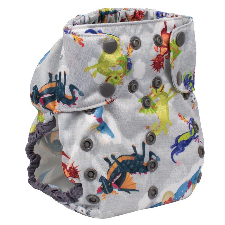 Smart Bottoms Too Smart Cover 2.0-Wrap-Smart Bottoms-Dragon Dreams-The Nappy Market