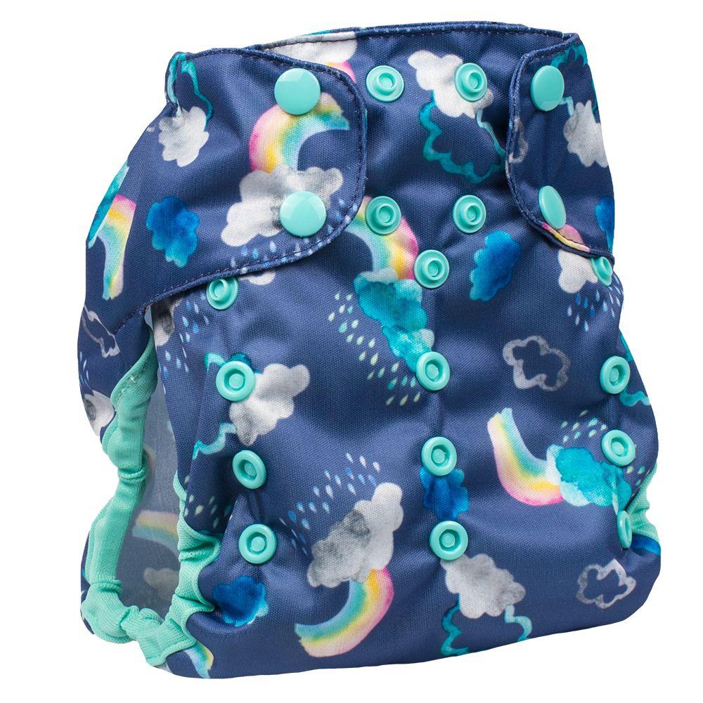 Smart Bottoms Too Smart Cover 2.0-Wrap-Smart Bottoms-Over the Rainbow-The Nappy Market