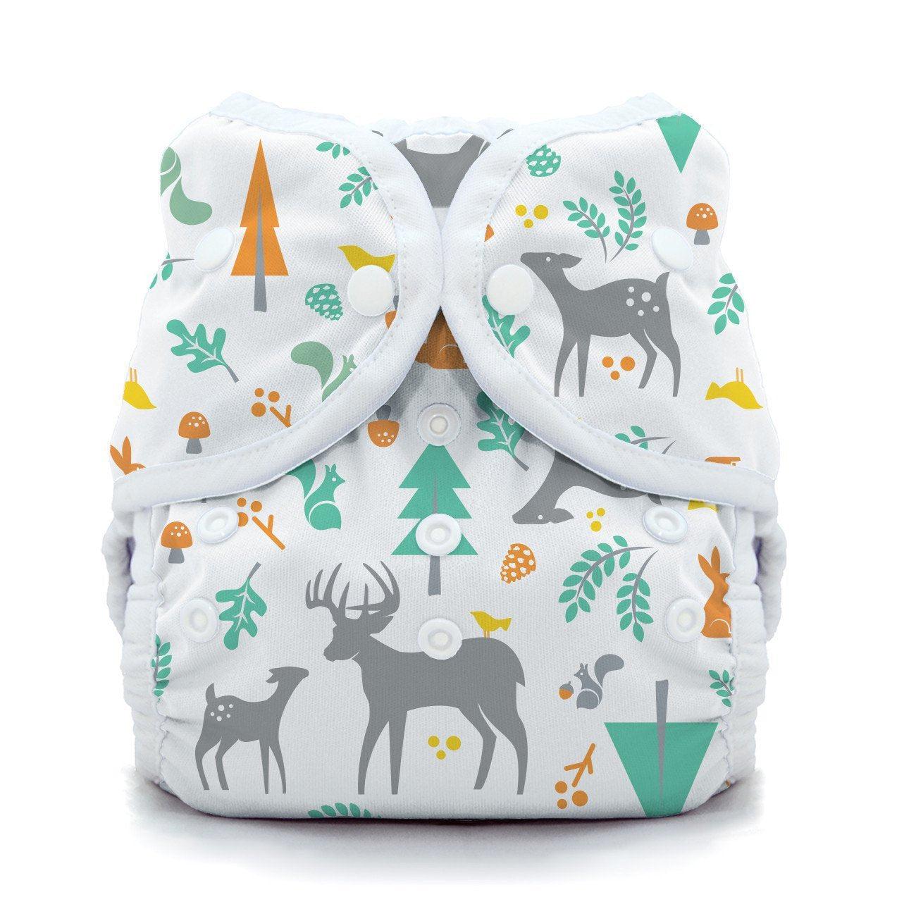 Thirsties Duo Wrap Nappy Cover-Wrap-Thirsties-Woodland-Size 1-The Nappy Market