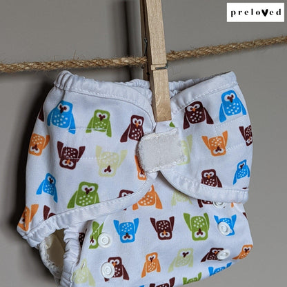Thirsties Duo Wrap Size 1-The Nappy Market-Owls-The Nappy Market