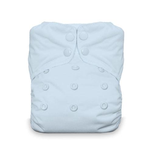 Thirsties Natural All in One Cloth Nappy - Snap-All in One Nappy-Thirsties-Ice Blue-The Nappy Market