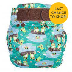 Tots Bots PeeNut Bamboozle Nappy Cover MULTIPLE PATTERNS - Size 2-Wrap-Tots Bots-Five little Speckled Frogs-The Nappy Market