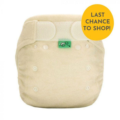Tots Bots Bamboozle Stretchie Fitted Nappy-Fitted Nappy-Tots Bots-Natural-The Nappy Market