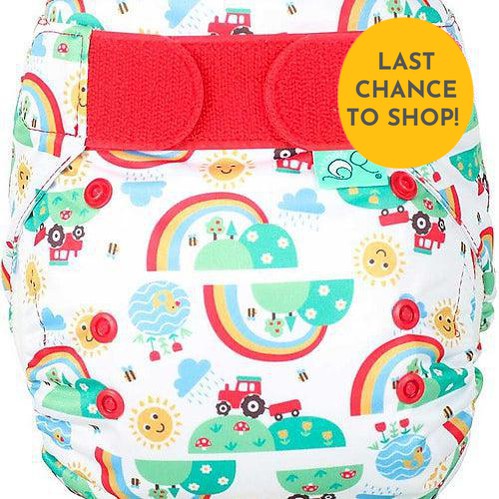 Tots Bots Easyfit All in One Nappy-All in One Nappy-Tots Bots-Happy Days-The Nappy Market