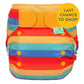 Tots Bots Easyfit All in One Nappy-All in One Nappy-Tots Bots-Rainbow Stripe-The Nappy Market