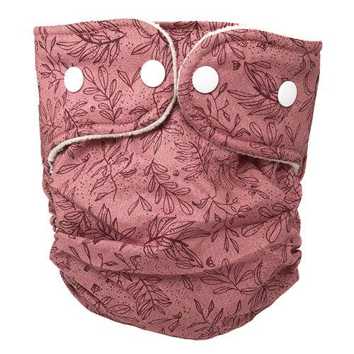 WeeCare Easy Nappy Bordeux-All in Two Nappy-WeeCare-Medium-The Nappy Market